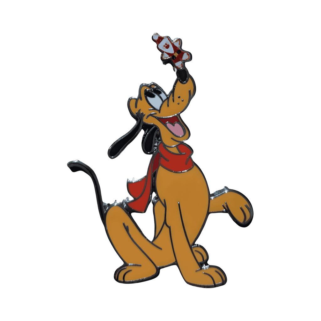 Pluto Balancing Santa Cookie Disney pin