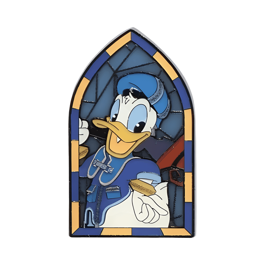 Donald Stained Glass Window - Hot Topic Exclusive Disney pin