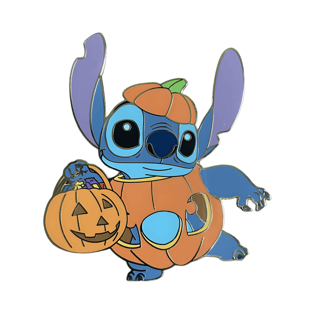 Stitch Pumpkin Disney pin