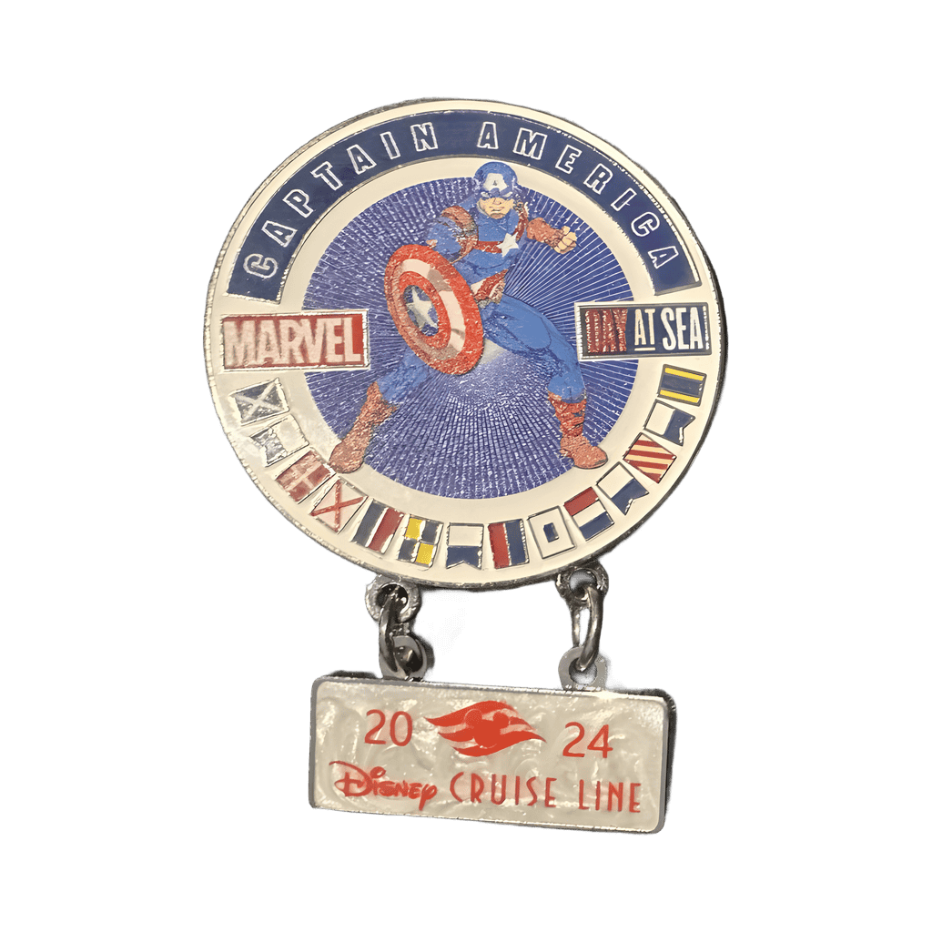 2024 Marvel Day at Sea - Captain America Disney pin