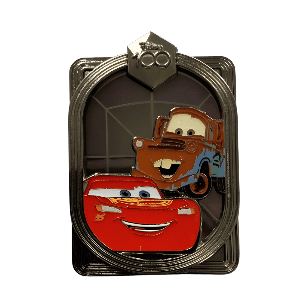 Lightning McQueen and Mater Disney pin
