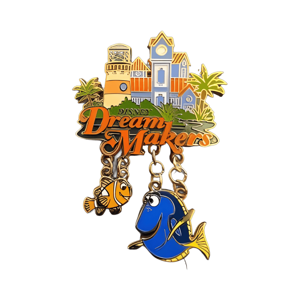 Marlin and Dory at Caribbean Beach Resort Disney pin