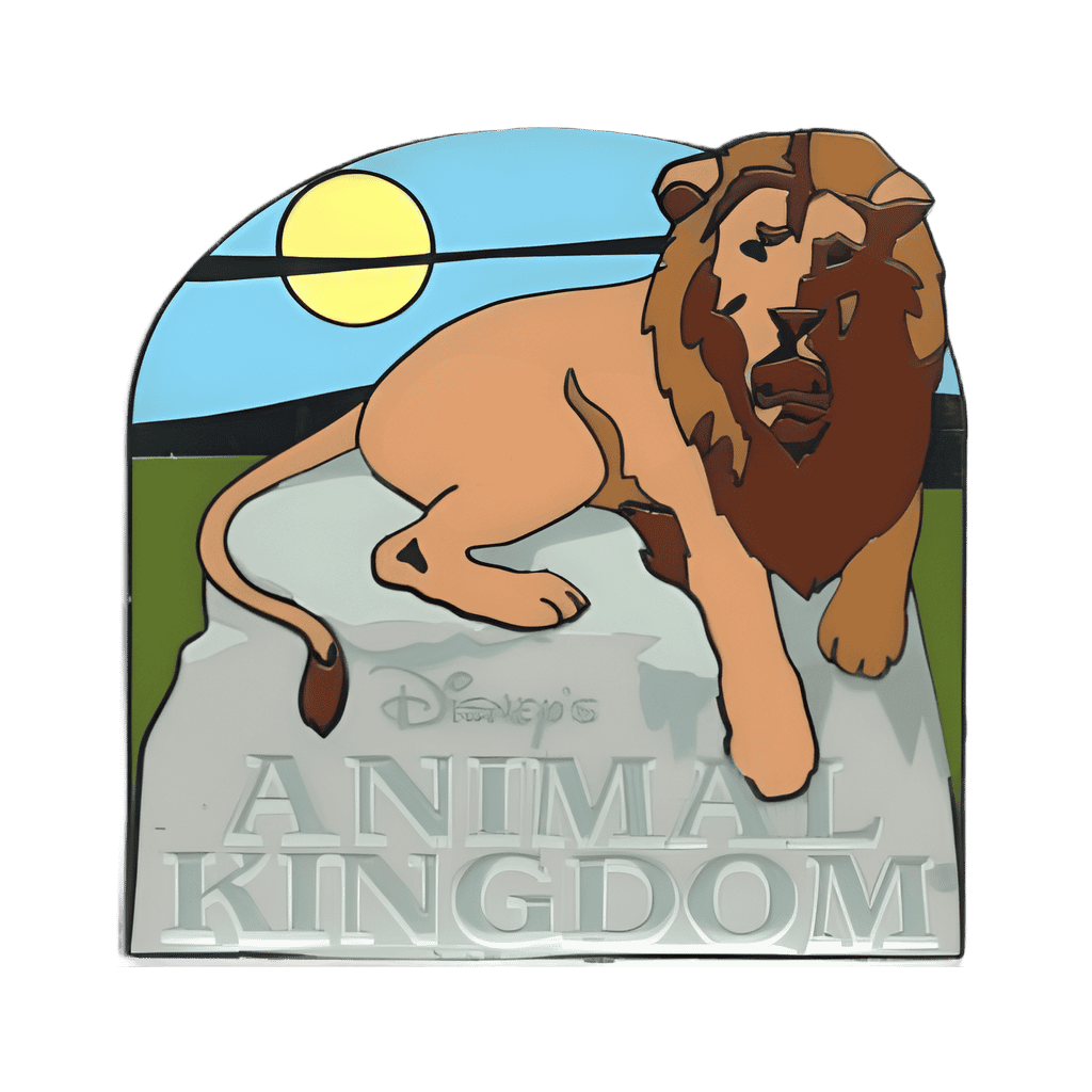 Lion on Rock Disney pin