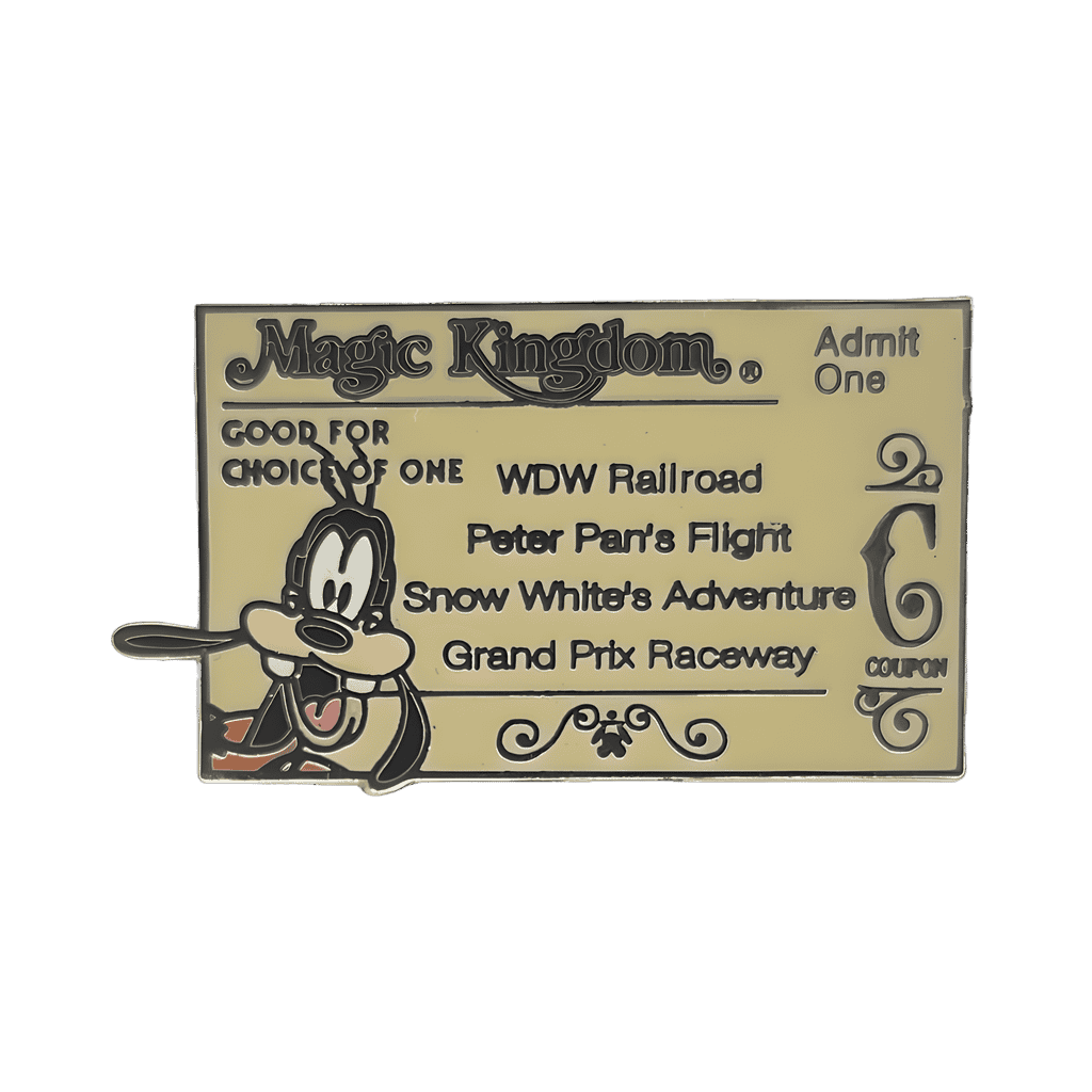 "C" Coupon Disney pin