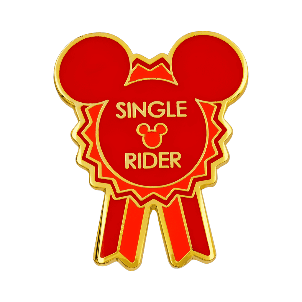 Single Rider Ribbon Disney pin