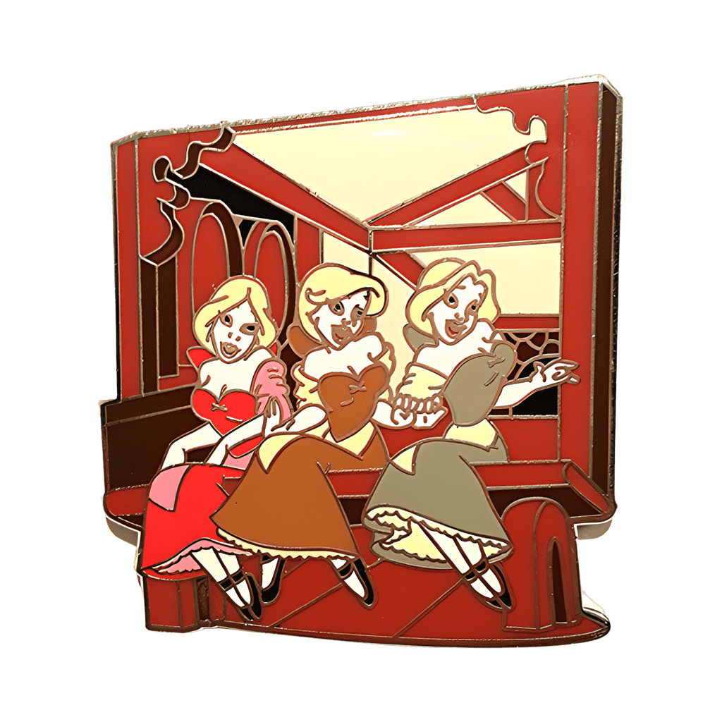 Silly Girls at Gaston's Tavern Disney pin