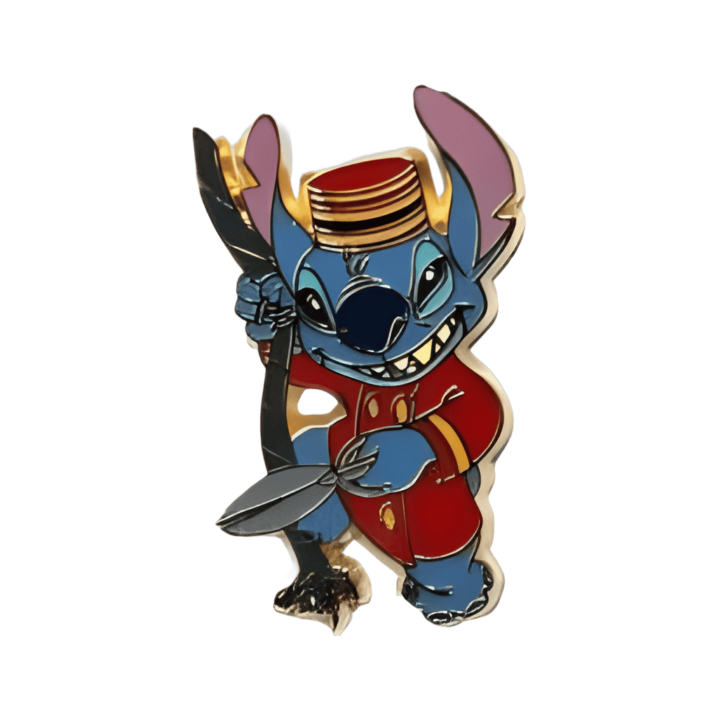 Bellhop Stitch with Scissors and Elevator Cable Disney pin
