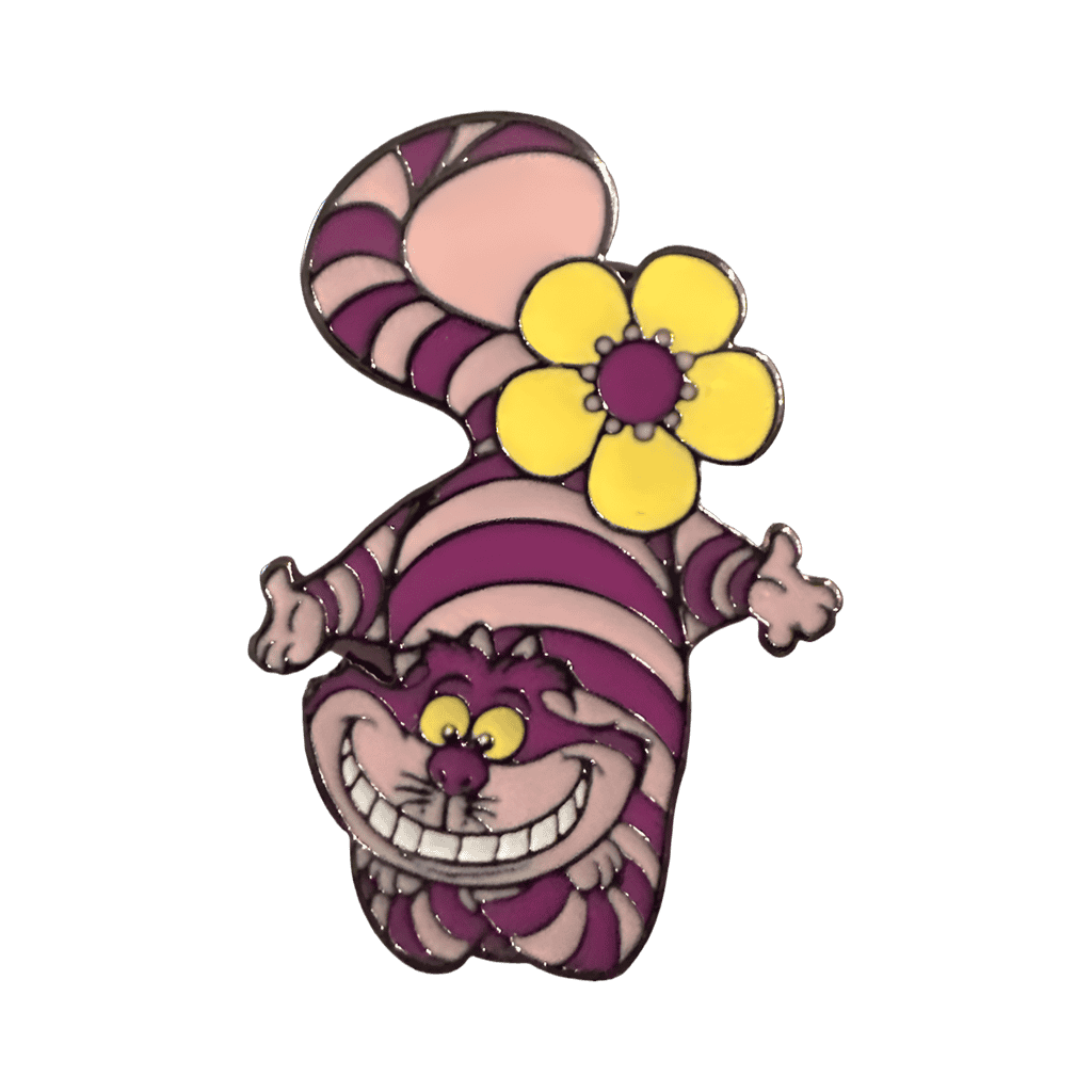 Cheshire Cat with Flower Disney pin