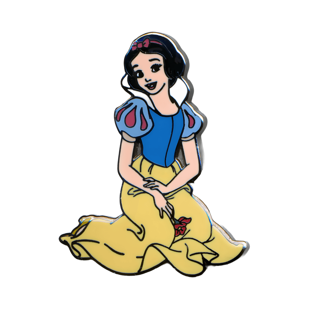 Snow White Sitting with rose Disney pin