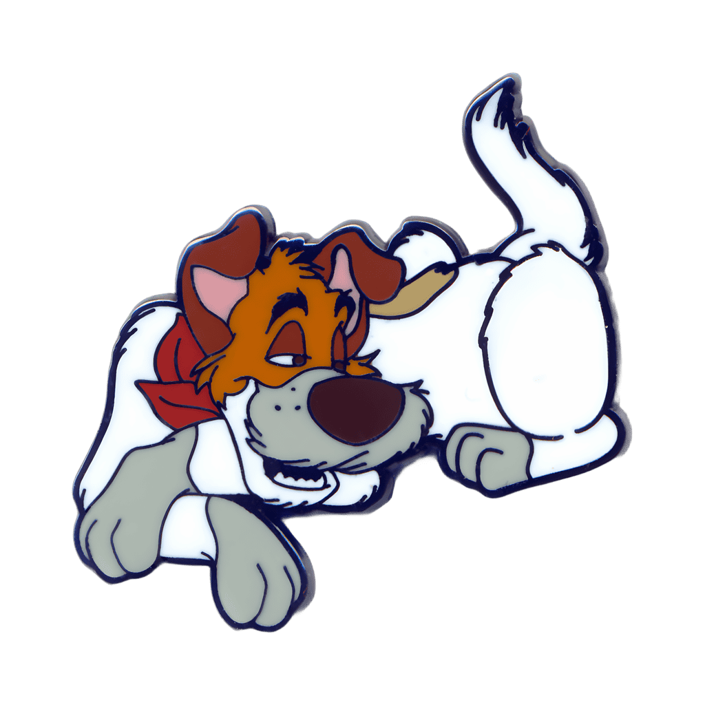 Dodger Laying Down Disney pin