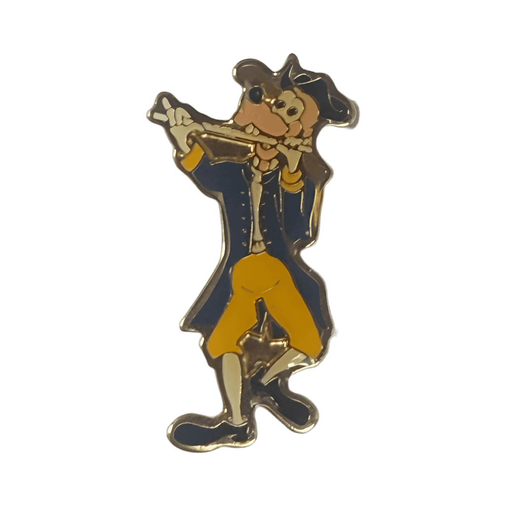 Colonial Goofy playing fife by Eastman Kodak Disney pin