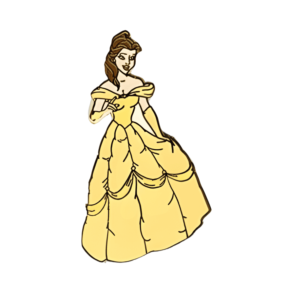 Belle Standing in Yellow Gown Disney pin