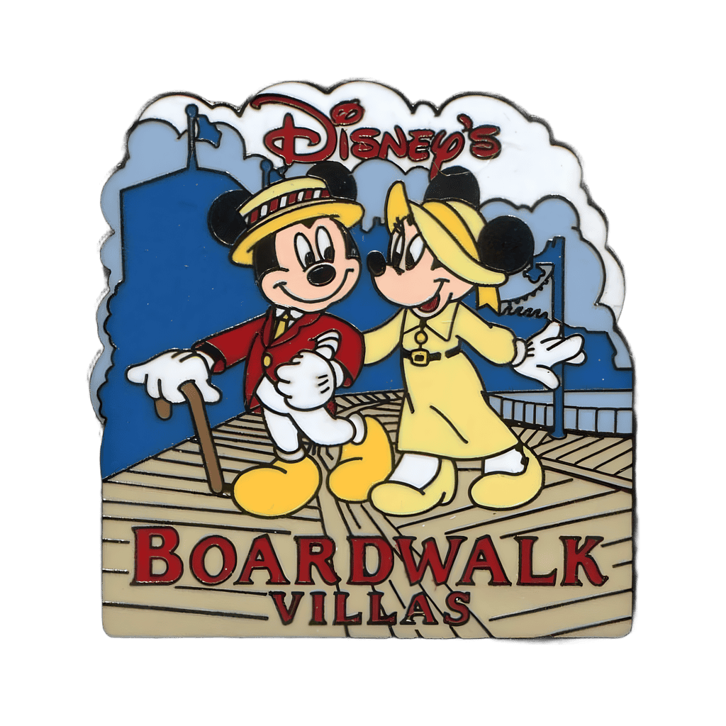 Boardwalk Villas - Mickey and Minnie Disney pin