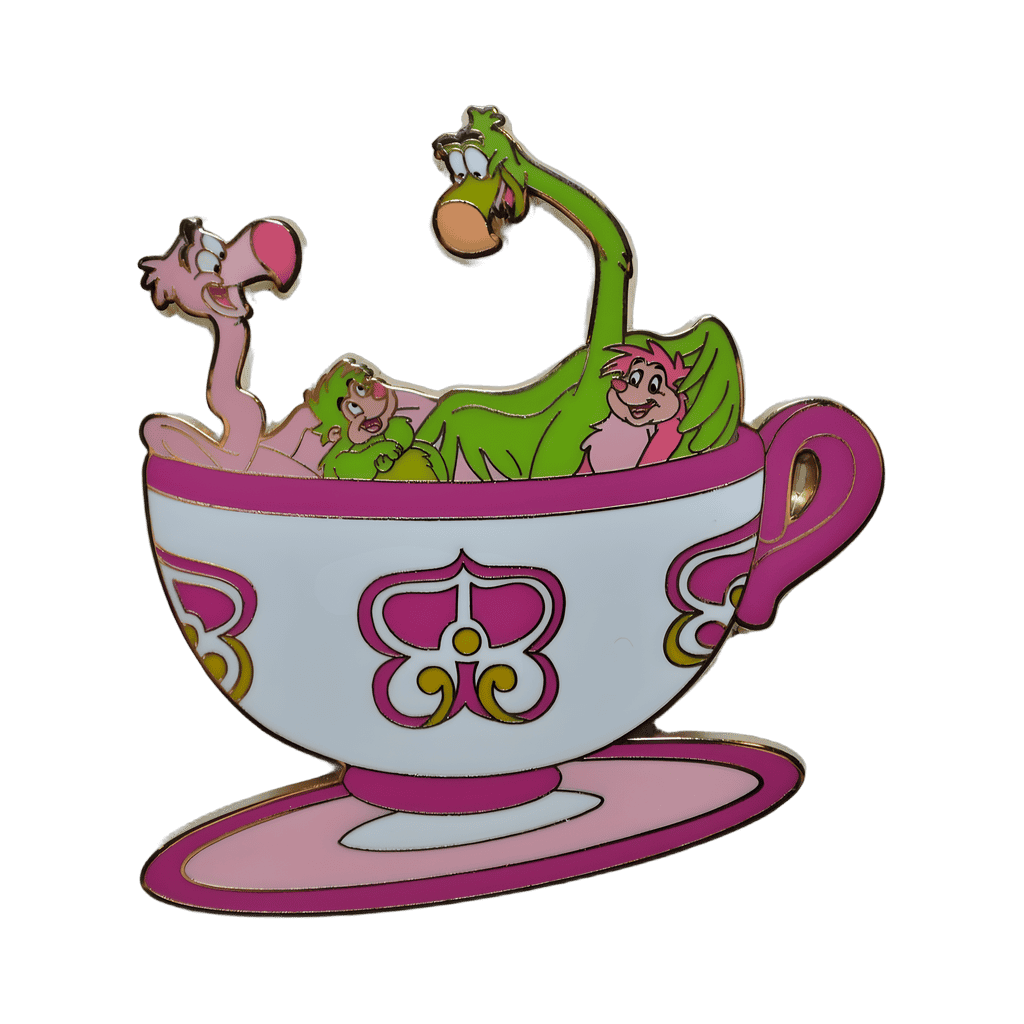 Flamingos and Hedgehogs Disney pin