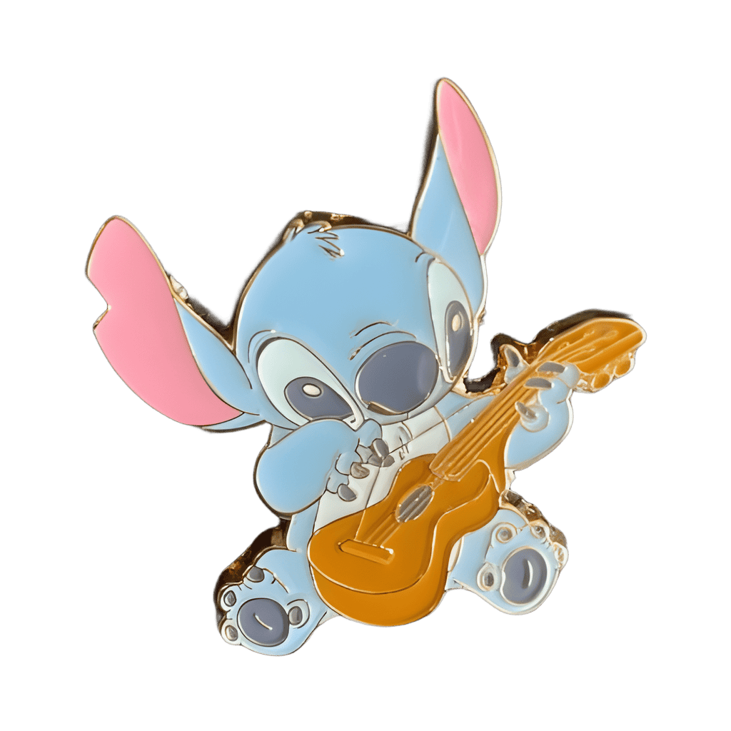 Stitch with Guitar Disney pin