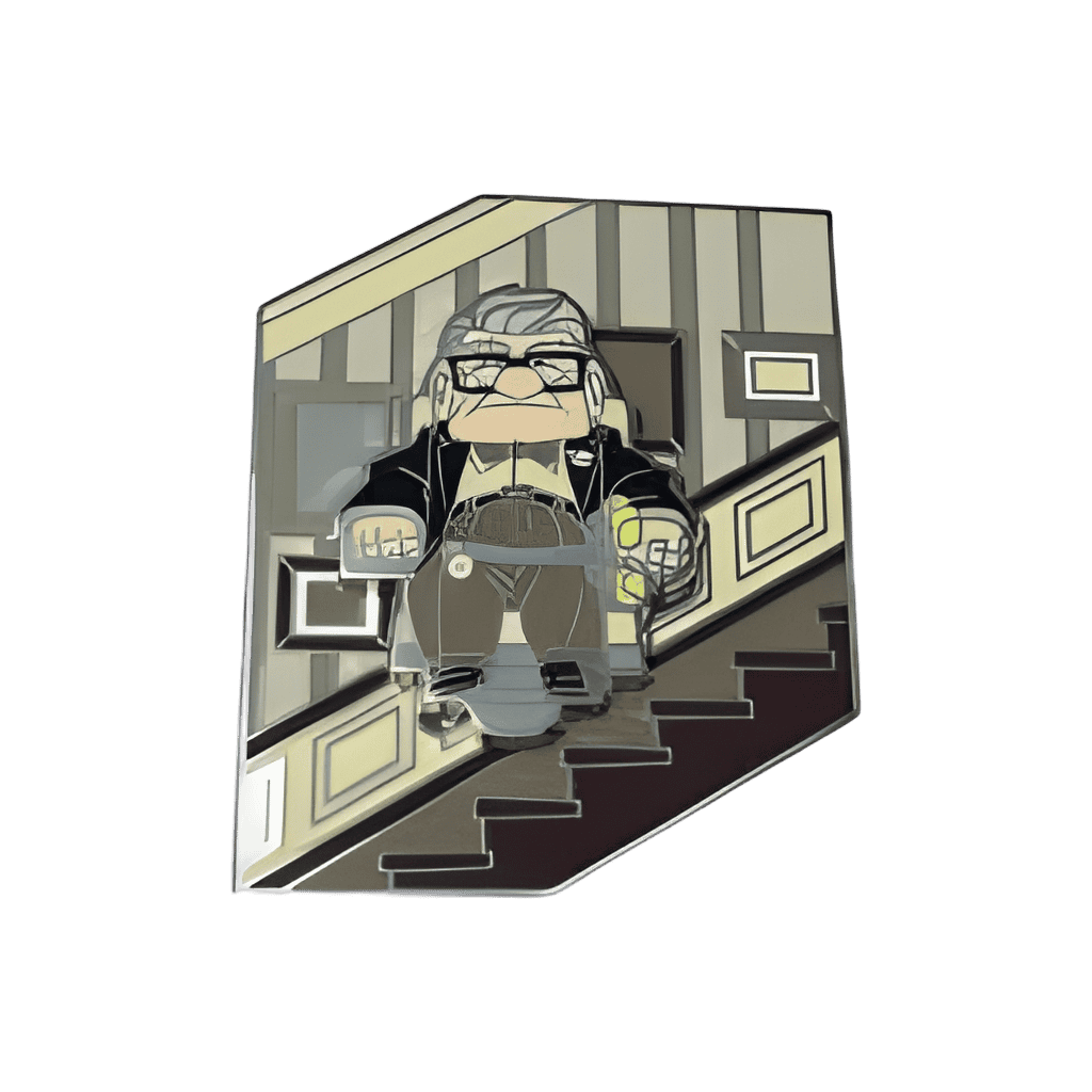 Carl on the Stairlift Disney pin