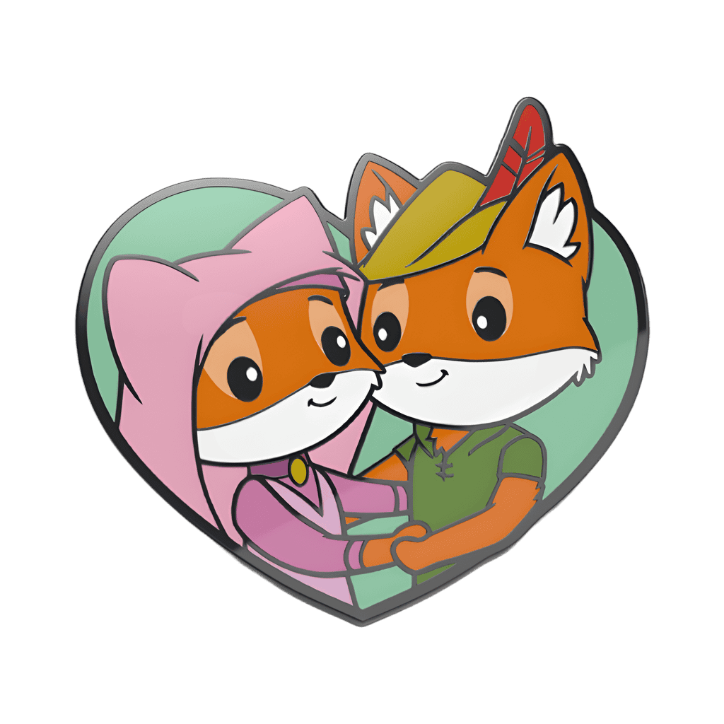 Robin Hood and Maid Marian Sweethearts Disney pin