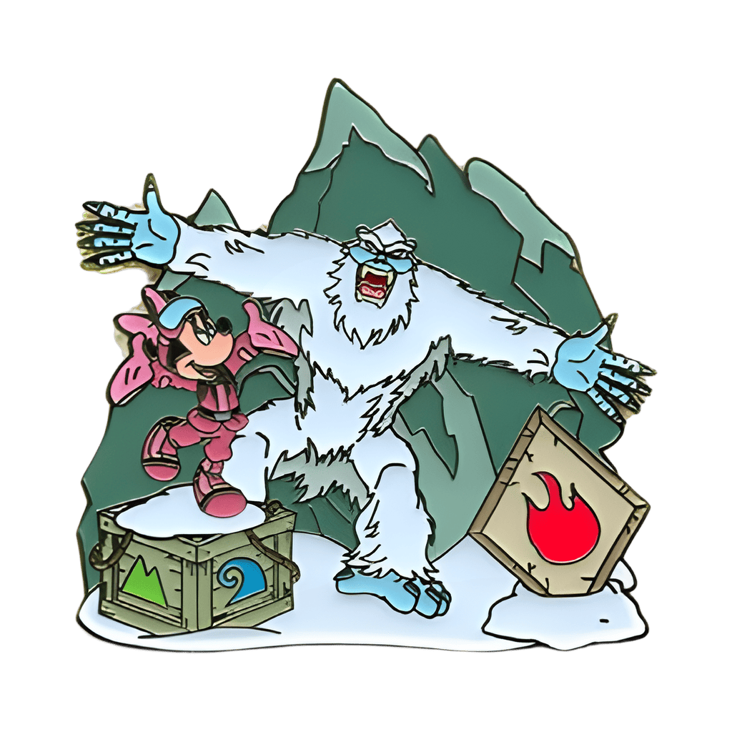 Minnie with Yeti Disney pin