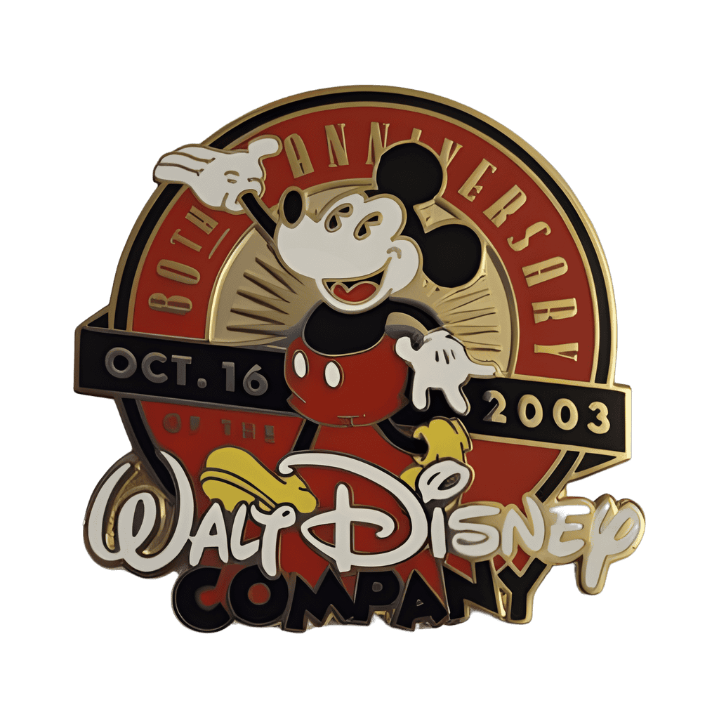 Walt Disney Company 80th Anniversary Disney pin