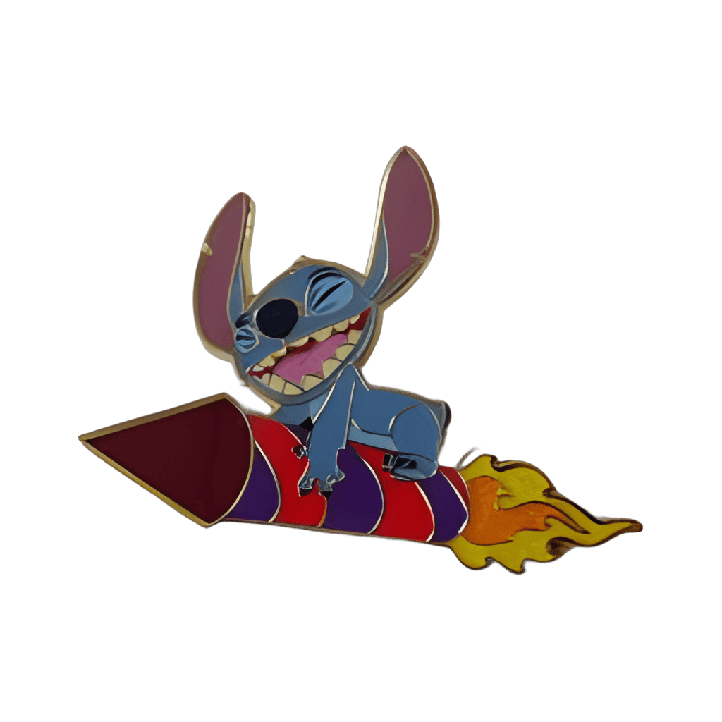 PALM Exclusive / Stitch on a Rocket Disney pin