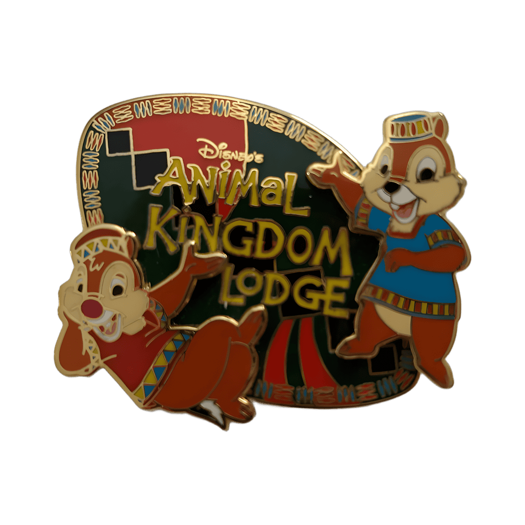 Chip and Dale in African Dress Disney pin