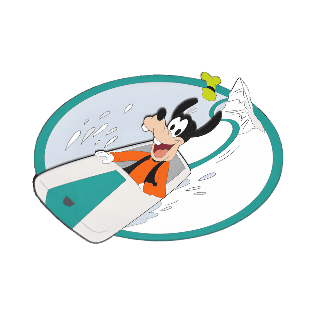 Flashback Newspaper Boxed Set — Goofy on Matterhorn Disney pin