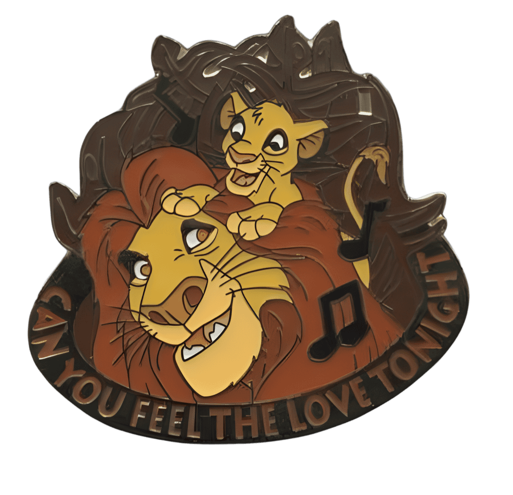 Can You Feel The Love Tonight (Dark Brown) Musical Disney pin