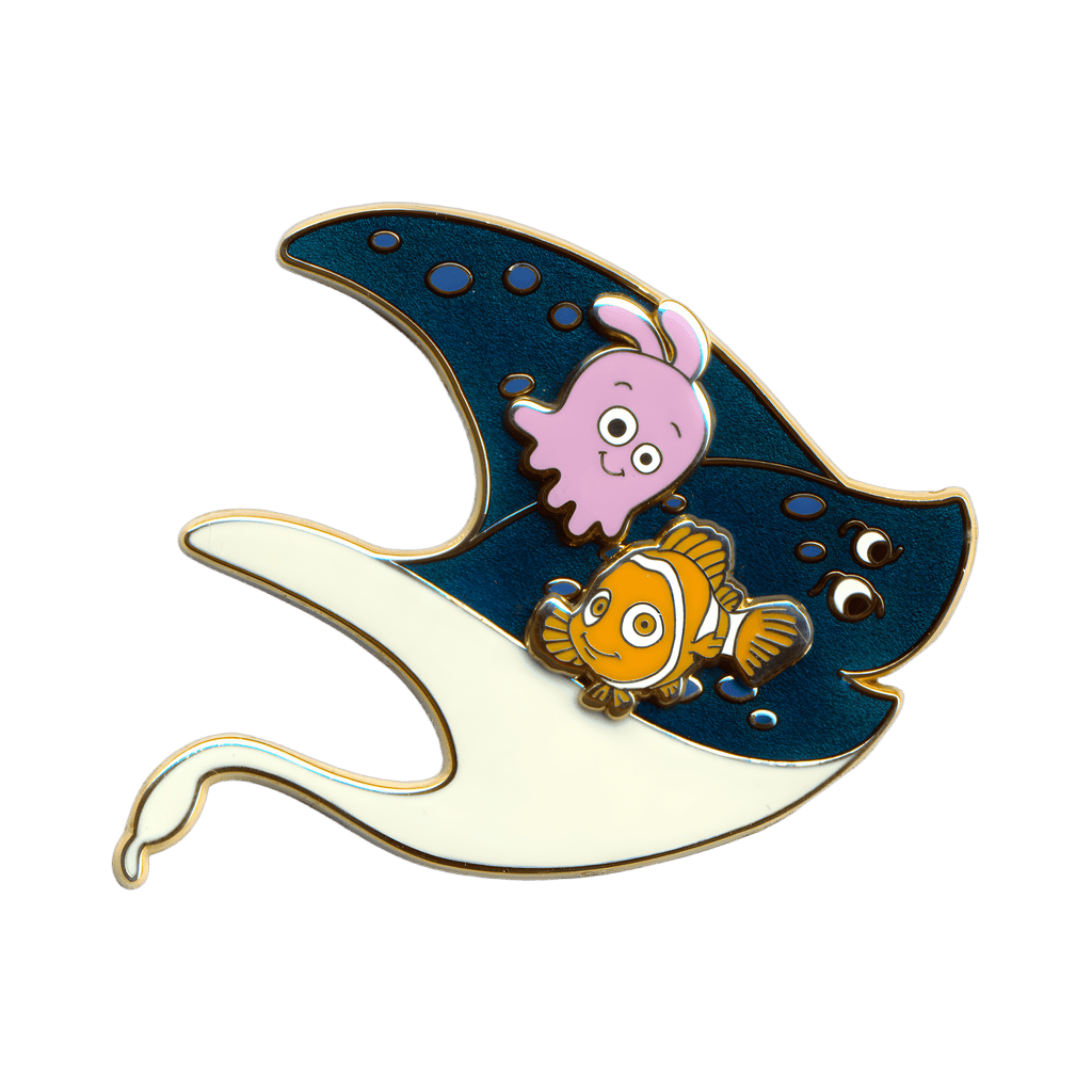 Mr Ray and Friends (Nemo & Pearl) Disney pin