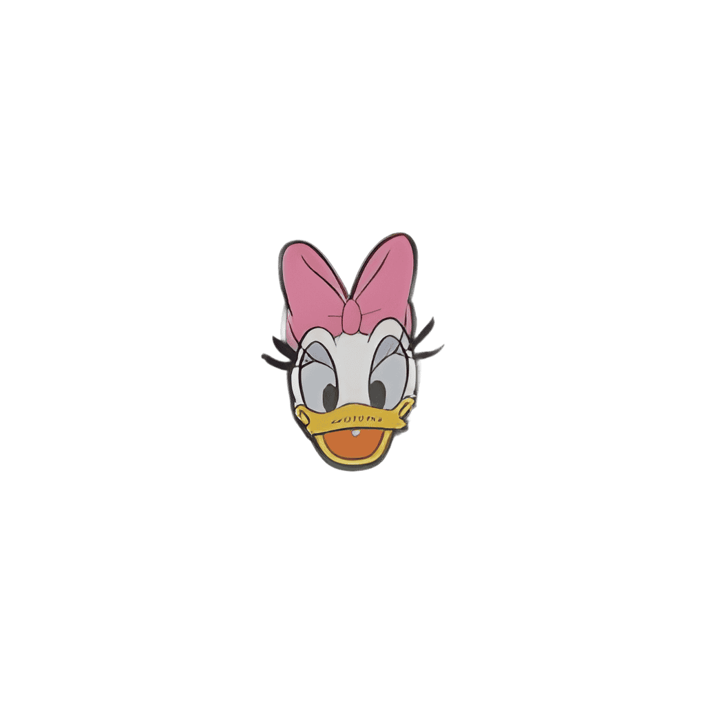 Disney Classic Character Heads Mystery Collection - Daisy with Pink Bow Disney pin