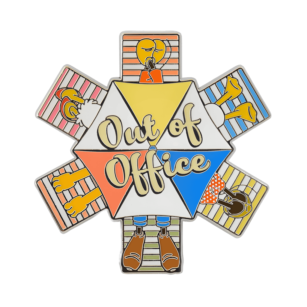 Out of Office - Beach Umbrella Disney pin