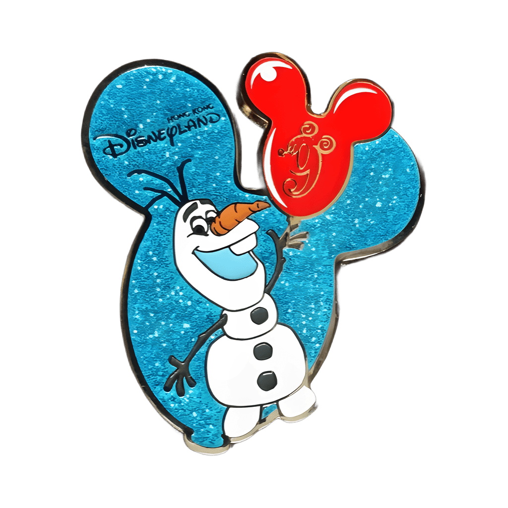 Hong Kong Disneyland's 9th Anniversary - Olaf with Balloon Disney pin