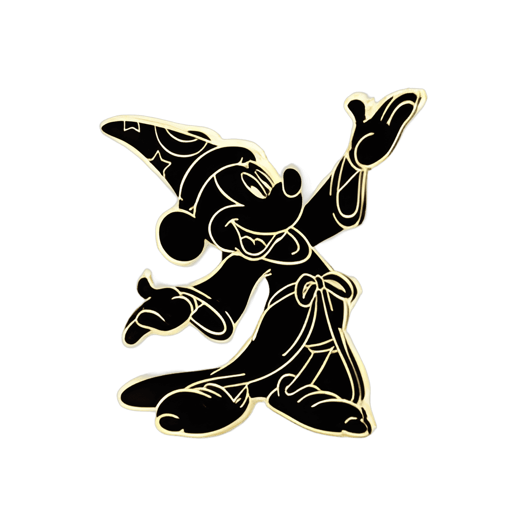 Sorcerer Mickey Black Chaser Disney pin