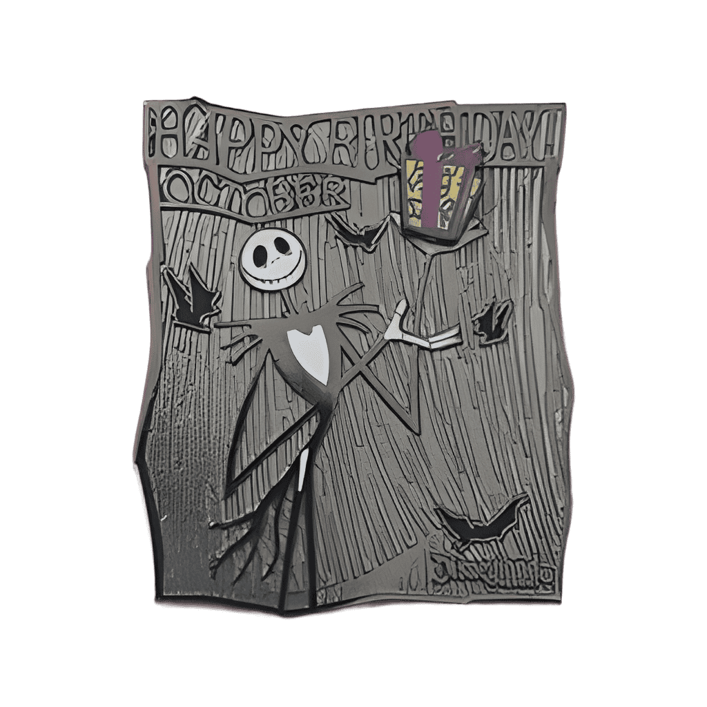 Happy Birthday October - Jack Skellington Disney pin