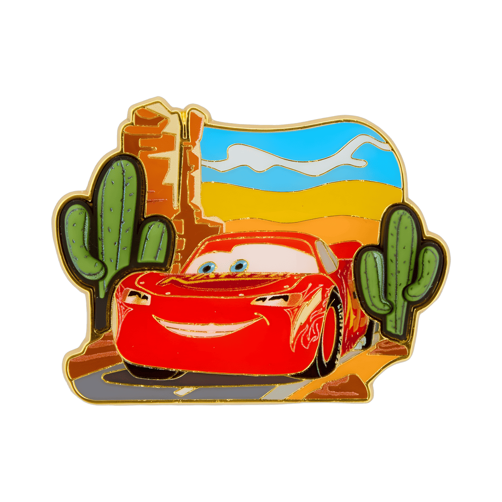 Lightning McQueen Cactus Disney pin
