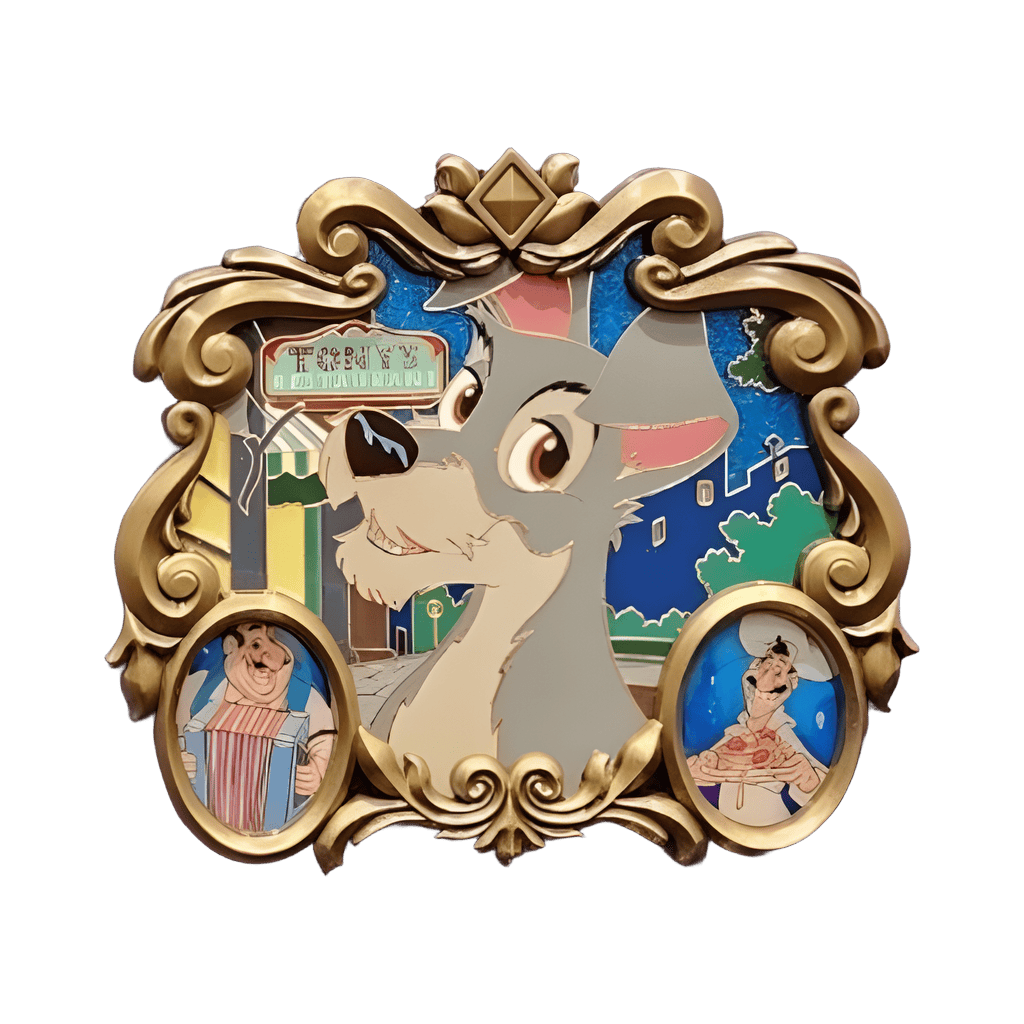WDI Lady and the Tramp 70th Anniversary Tramp Disney pin