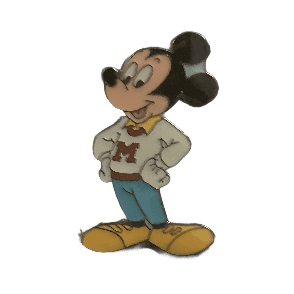 Mickey in College Sweater Disney pin