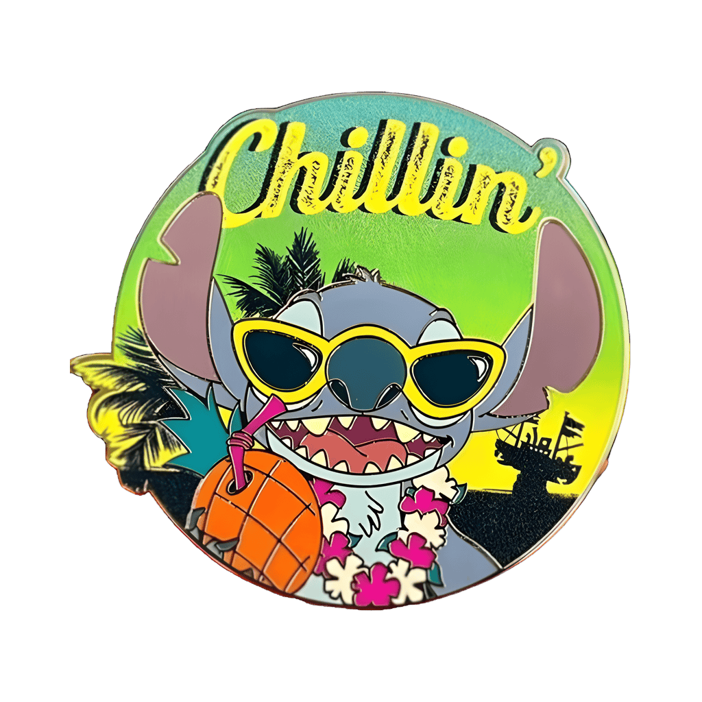 Stitch Chillin' Disney pin