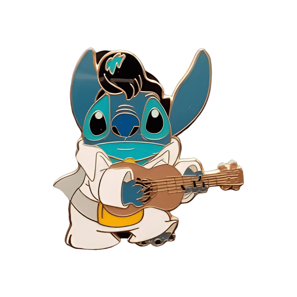 Stitch Dressed as Elvis with Guitar Disney pin