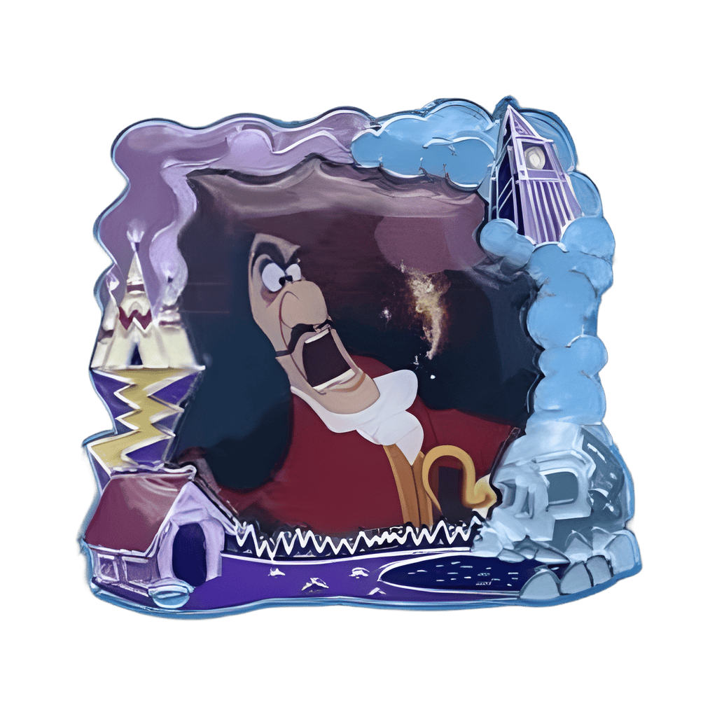 Characters Frame Version 2 - Captain Hook Disney pin