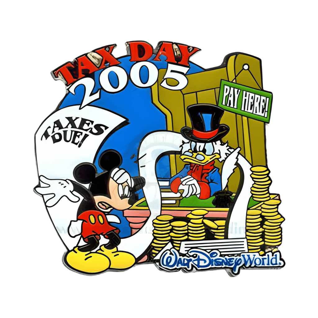 Tax Day 2005 Disney pin