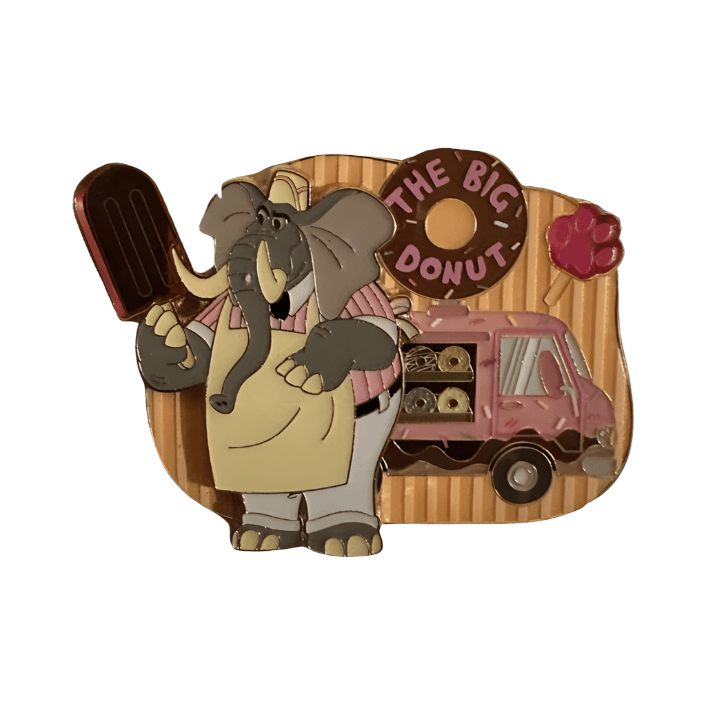 Jerry Jumbeaux / Ice Cream Vendor The Big Donut Disney pin