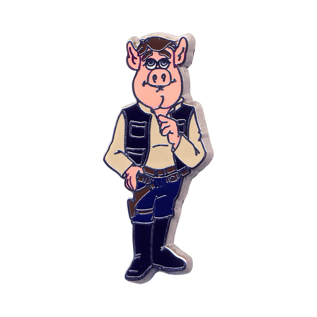 Link Hogthrob as Han Solo Disney pin