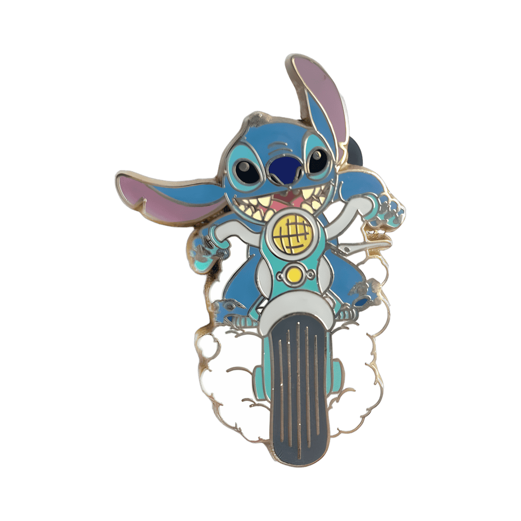 Stitch Riding Motorcycle Disney pin
