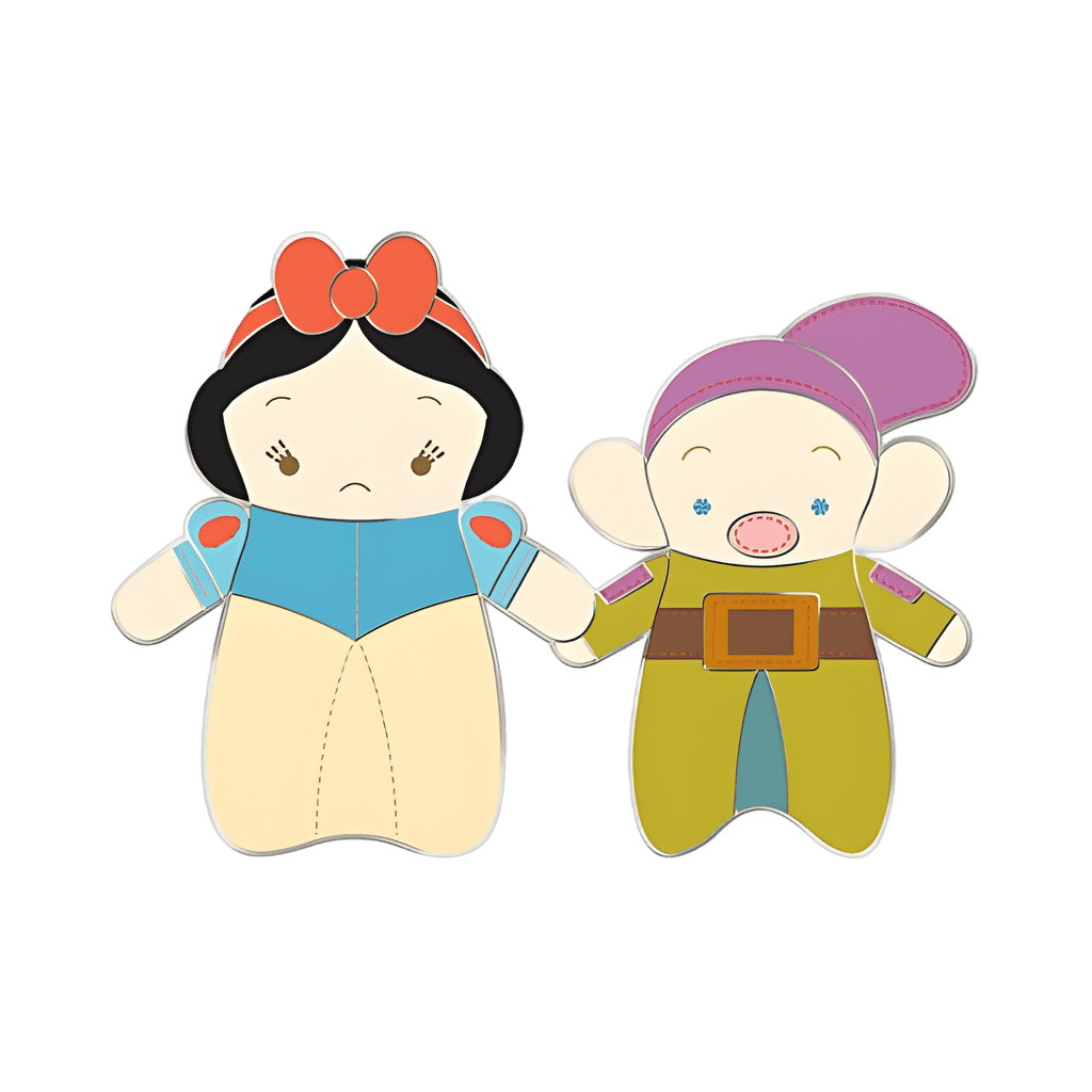 Snow White and Dopey Disney pin