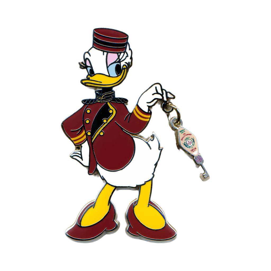 Bellhop Daisy with key Disney pin