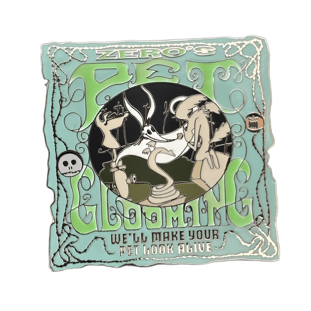Zero's Pet Glooming Disney pin