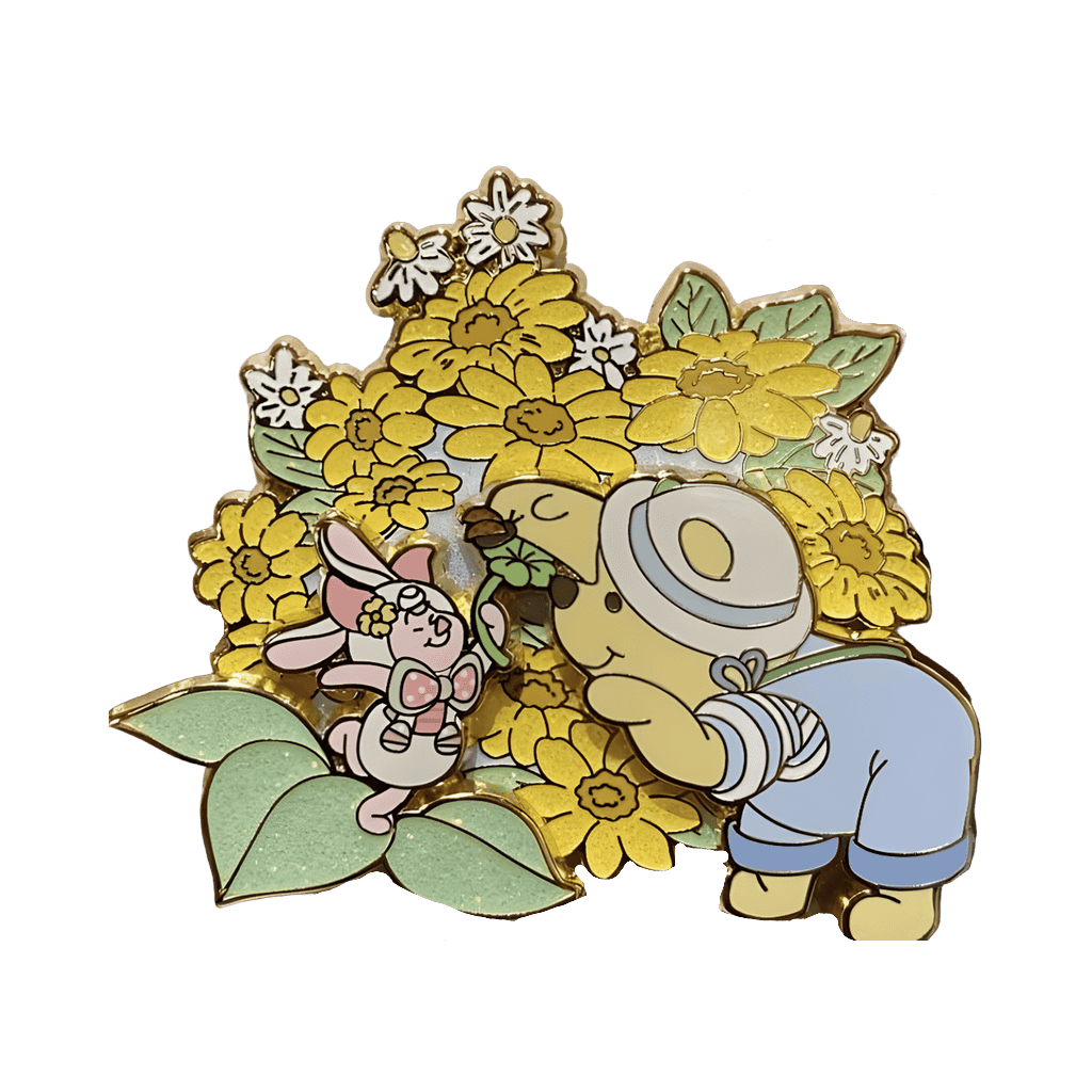 Pooh and Piglet Gardening Disney pin