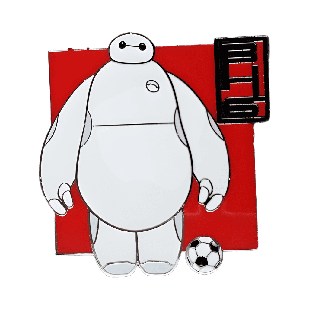 Baymax Soccer Disney pin