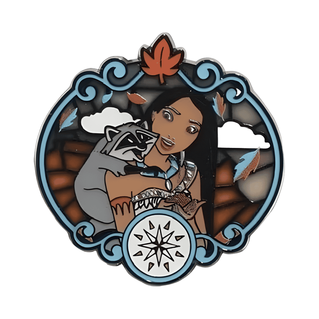 Pocahontas with Meeko Disney pin