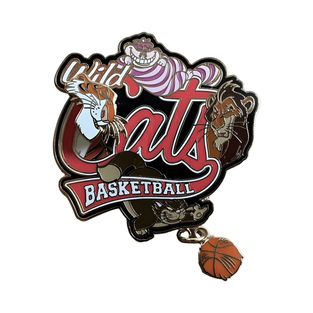 Wild Cats Basketball Disney pin